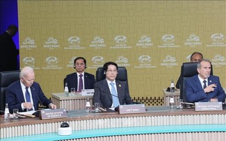 르엉 끄엉 국가주석, ‘APEC 정상들과 내빈들 간의 대화’에서 연설