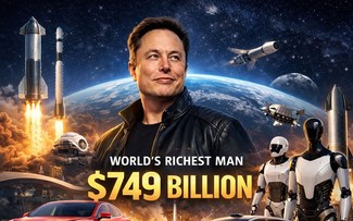 美国亿万富翁埃隆·马斯克成为世界上第一个净资产超过7000亿美元的人