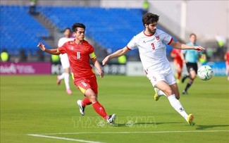越南U23队以2-0击败约旦U23队