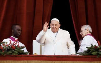 Pope urges 'all people of all nations' to silence arms in Christmas address