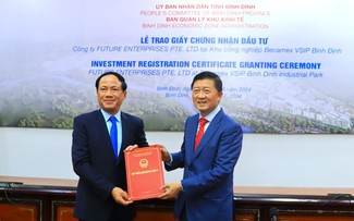 Singapore to build 80 million USD coffee plant in Binh Dinh