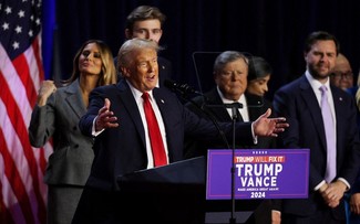 Donald Trump delivers victory speech