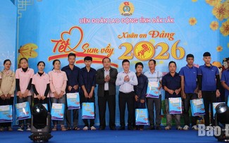 Labor Federation takes care of workers in Dak Lak ahead of Lunar New Year 