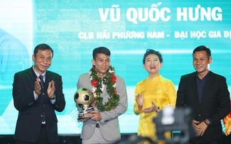 Pemain Vu Quoc Hung-Bola emas Futsal Viet Nam