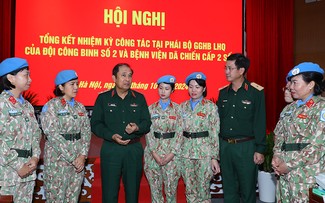 Vietnamese military units accomplish UN peacekeeping missions