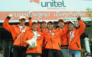 Unitel, a role model in Vietnam-Laos economic cooperation