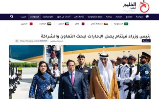 PM Chinh’s UAE visit widely covered by regional media