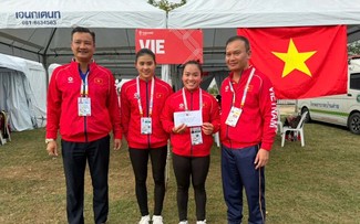 Die vietnamesische Sportdelegation gewinnt vier Goldmedaillen am ersten Wettkampftag der SEA Games 33