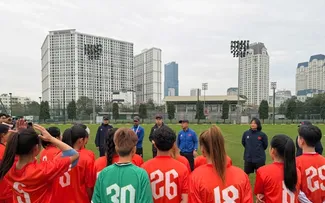 Vietnams U20-Fußballerinnen trainieren in China