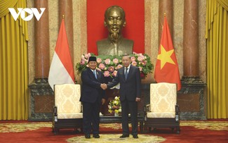 Sekjen, Presiden Vietnam, To Lam Menerima Presiden Terpilih Indonesia