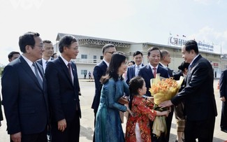 Ketua MN Tran Thanh Man Tiba di di Republik Demokratik Rakyat Laos dan Hadiri Majelis Umum AIPA ke-45