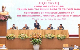 PM Pham Minh Chinh Hadiri Konferensi Pengumuman Pembentukan Pusat Keuangan Internasional di Vietnam