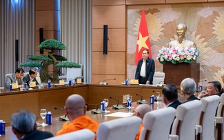 Chủ tịch Quốc hội Trần Thanh Mẫn gặp mặt Đoàn biểu Quốc hội tỉnh Sóc Trăng