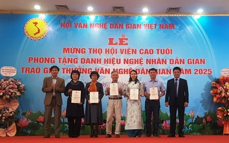 Trao Giải thưởng Văn nghệ dân gian năm 2025 cho gần 50 công trình 