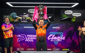 Dương Quốc Hoàng làm nên lịch sử, vô địch Premier League Pool 2026