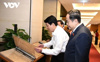 National Assembly Daily featuring first general election exhibited 