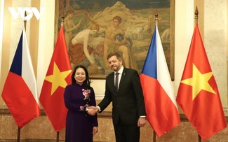 Vice president meets Senate speaker, president of Czech Republic