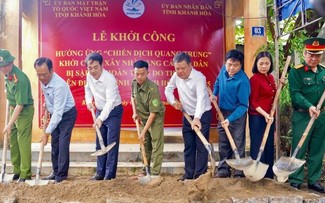 Khanh Hoa starts rebuilding people’s houses destroyed by natural disasters