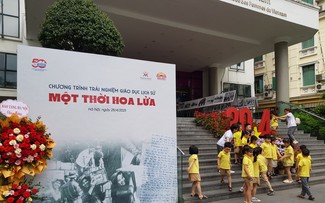 Ra mắt chương trình trải nghiệm giáo dục lịch sử “Một thời hoa lửa”