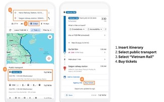 Rail tickets now available for purchase on online map services