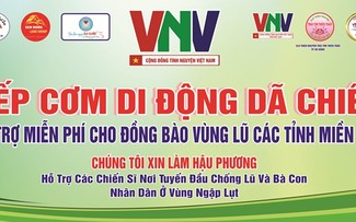 Hệ thống bếp cơm di động dã chiến: chung tay hỗ trợ đồng bào vùng lũ miền Bắc 