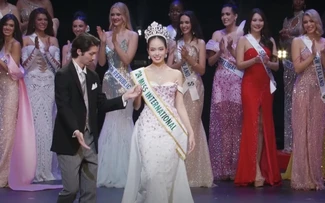 Hoa hậu Thanh Thủy đăng quang Miss International 2024