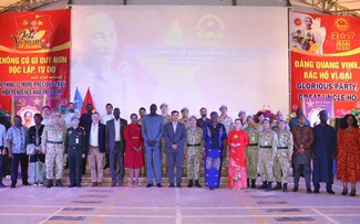 Lực lượng gìn giữ hoà bình Việt Nam tổ chức kỷ niệm 80 năm Quốc khánh tại Abyei