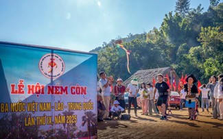 Ném còn -  biểu tượng văn hóa, thắm tình hữu nghị biên cương Việt Nam- Lào- Trung Quốc