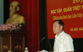 Giới văn nghệ sĩ học tập, quán triệt Nghị quyết Đại hội XII của Đảng 