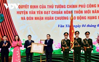 Chủ tịch Quốc hội dự lễ công bố quyết định huyện Văn Yên, tỉnh Yên Bái đạt chuẩn nông thôn mới