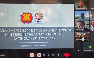 Việt Nam cùng ASEAN bàn khắc phục hậu quả động đất ở Myanmar và Thái Lan