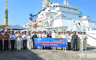 Tàu tuần tra Lực lượng Bảo vệ bờ biển Nhật Bản thăm xã giao thành phố Đà Nẵng