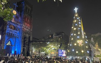 Christmas atmosphere across Vietnam