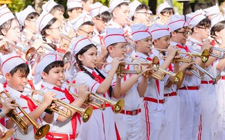 Youth brass bands celebrate 50 years of national liberation