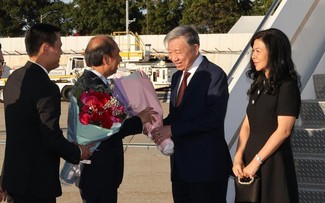 Máximo dirigente de Vietnam llega a Estados Unidos para la Semana de Alto nivel de la Asamblea General de la ONU