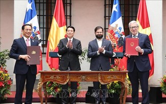 Declaración Conjunta entre Vietnam y Chile: Elevando la Asociación integral a un nivel más profundo, sustancial y efectivo