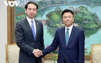 Viceprimer ministro de Vietnam recibe al embajador chino