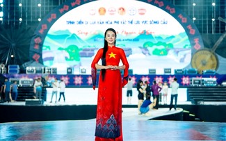 Vu Thao Giang y sus colecciones de Ao dai con esencia cultural tradicional
