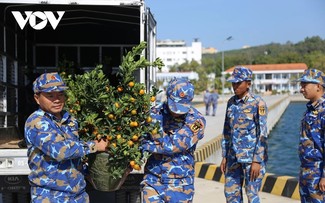 Región Naval 5 de Vietnam visita las islas del suroeste con motivo del Año Nuevo Lunar