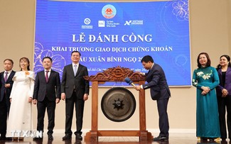 Vietnam’s stock market opens first trading session of new lunar year, aims for sustainable growth