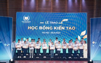 30 học sinh nhận “Học bổng Kiến tạo 2024” của Vinschool