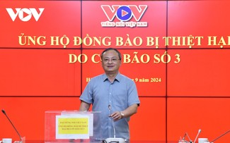 VOV phát động toàn thể cán bộ, viên chức, người lao động của Đài ủng hộ đồng bào bị thiệt hại do bão Yagi