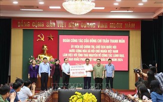 Chủ tịch Quốc hội Trần Thanh Mẫn chỉ đạo công tác khắc phục thiệt hại do bão tại Thái Nguyên