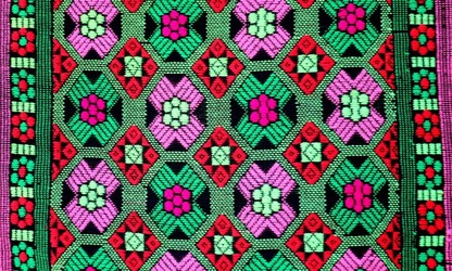 テイ族の伝統的な錦織