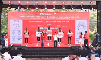 23,000 runners join Techcombank Ho Chi Minh City International Marathon 