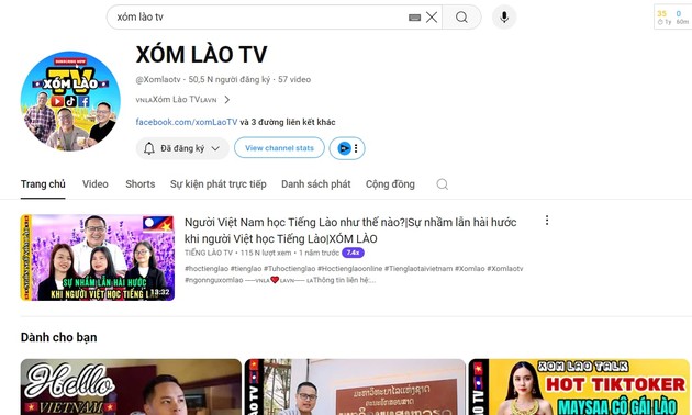 Xom Laos Tivi- Jembatan Penghubung Persahabatan melalui Platform Digitall