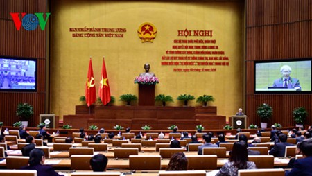 Partido Comunista de Vietnam conceptualiza resolución sobre reforzamiento interno