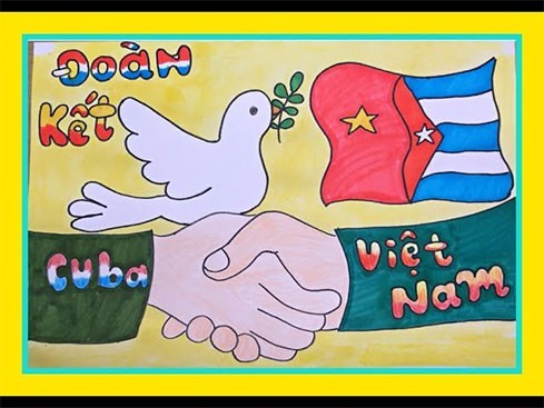 Convocatoria de un concurso de pintura sobre amistad Vietnam-Cuba