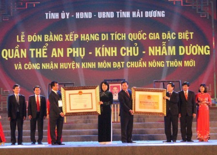 La provincia Hai Duong tiene su segundo patrimonio nacional  