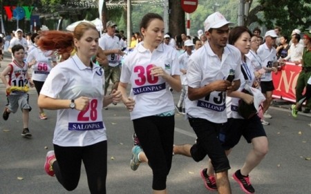 Carrera en Hanói por aniversario de relaciones Vietnam-Japón